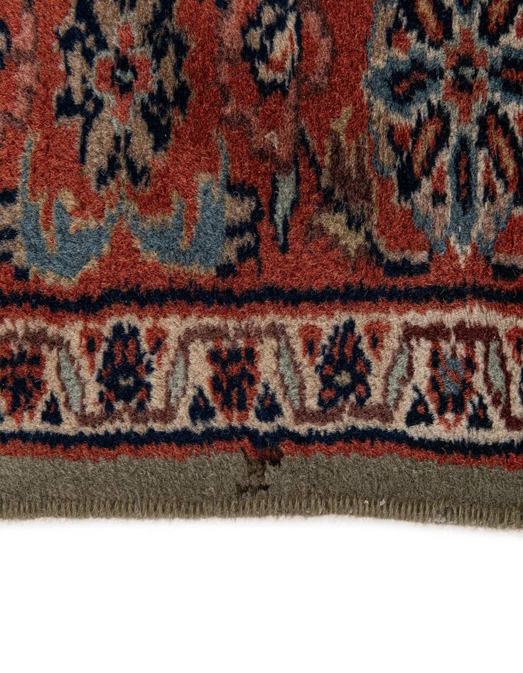 Detail image of  3' 4 x 5' 6  Hand Knotted Kashan Oriental Wool Rug