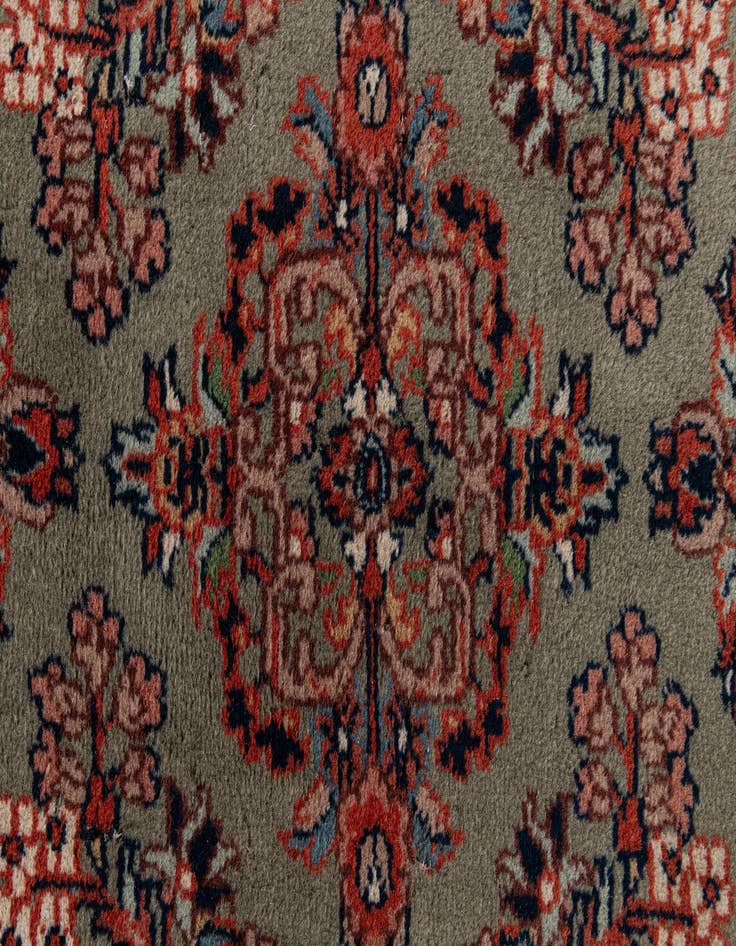 Detail image of  3' 4 x 5' 6  Hand Knotted Kashan Oriental Wool Rug