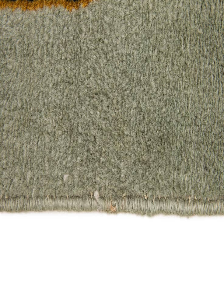 Detail image of  8' 10 x 11' 10  Hand Knotted Kashan Persian Wool Rug