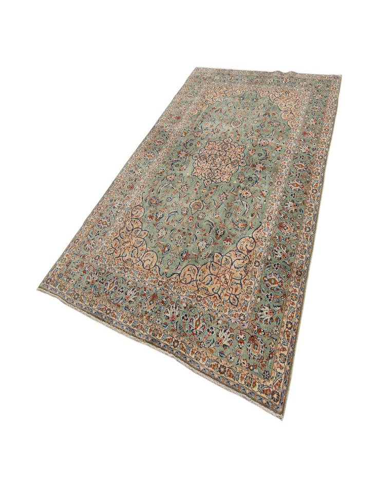 Detail image of  8' 1 x 11' Kerman Wool Rug