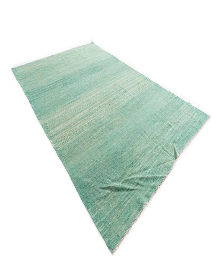 Detail image of  6' 6 x 9' 8  Hand Woven Kilim Modern Wool Rug