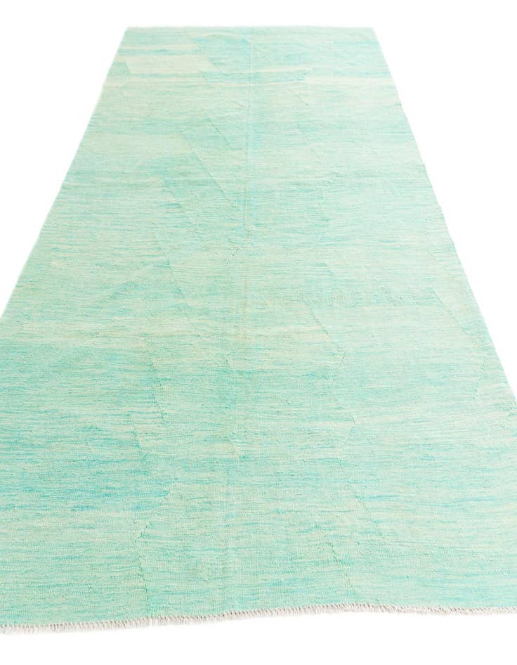 Detail image of  6' 5 x 9' 9  Hand Woven Kilim Modern Wool Rug