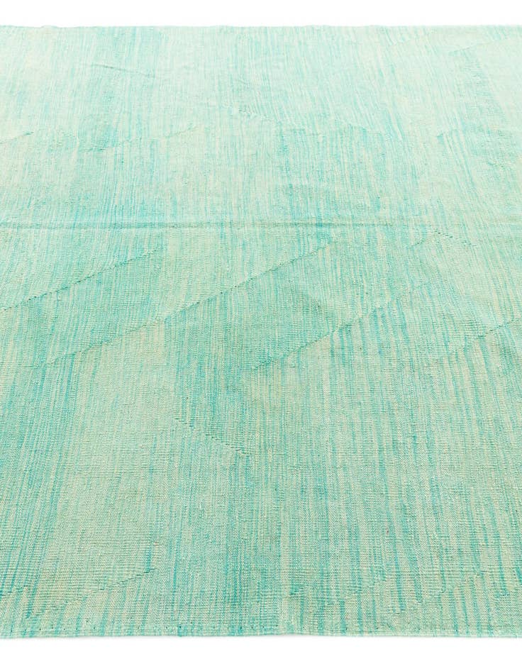 Detail image of  6' 5 x 9' 9  Hand Woven Kilim Modern Wool Rug