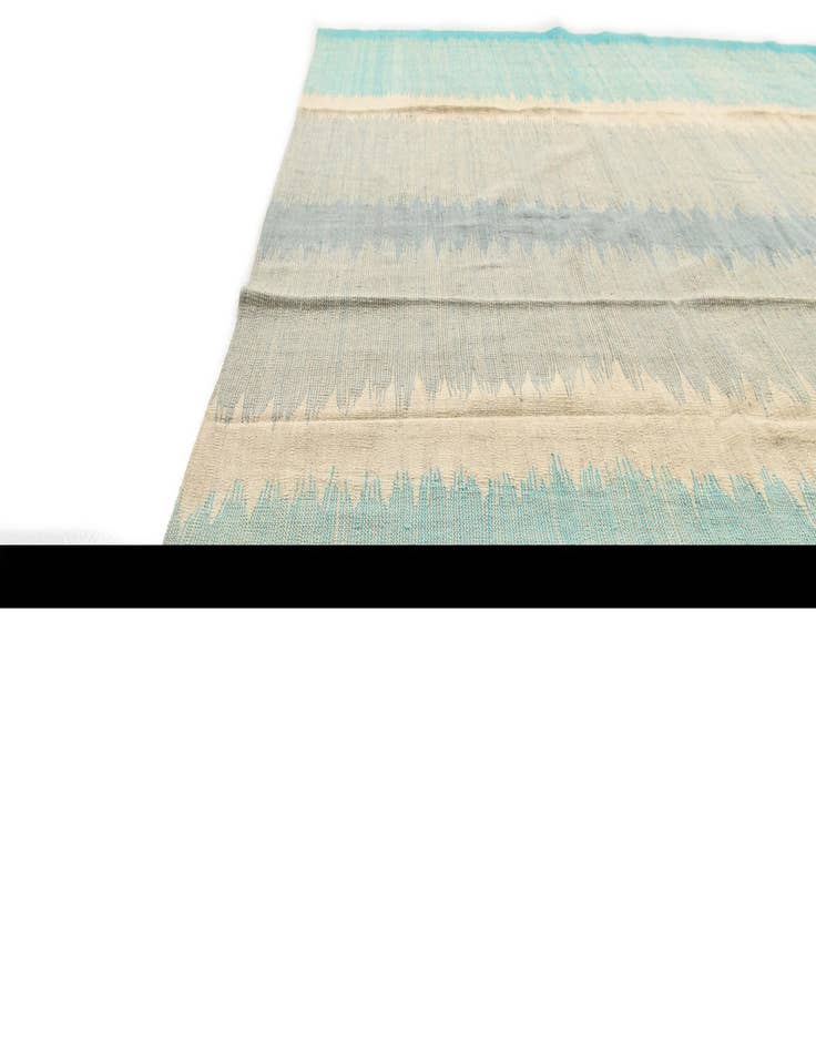 Detail image of  8' x 9' 8  Hand Woven Kilim Modern Wool Rug