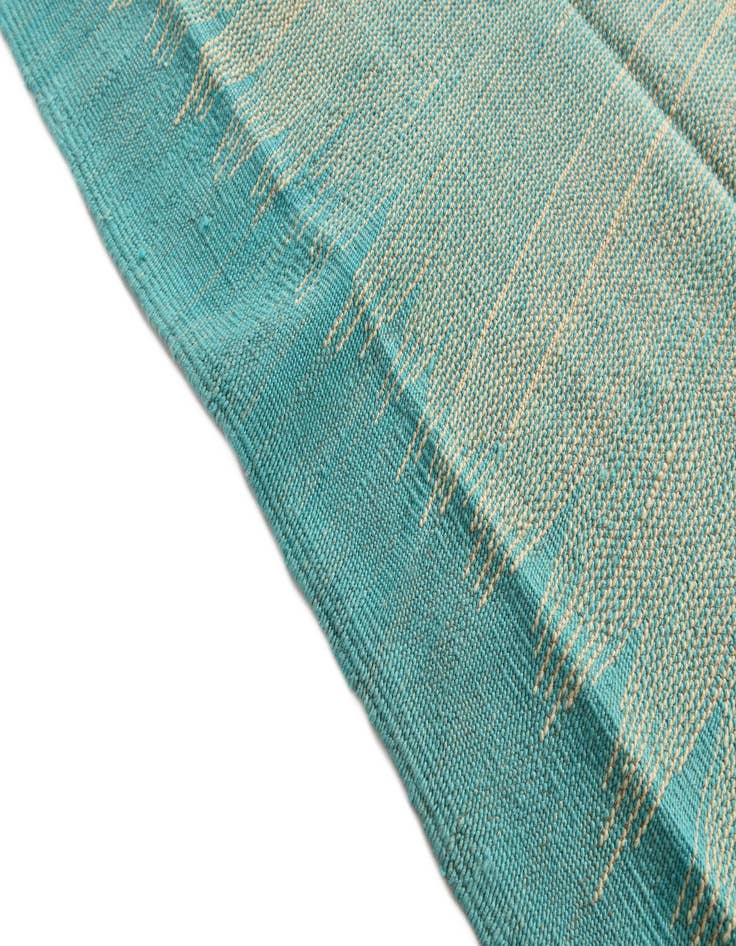 Detail image of  8' x 9' 8  Hand Woven Kilim Modern Wool Rug