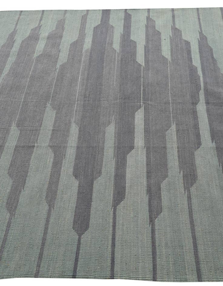 Detail image of  5' 6 x 7' 9  Hand Woven Kilim Modern Wool Rug