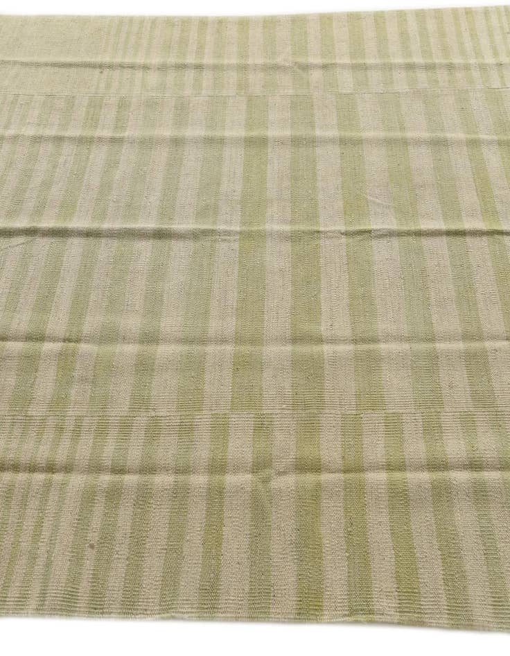 Detail image of  5' x 6' 5  Hand Woven Kilim Modern Wool Rug