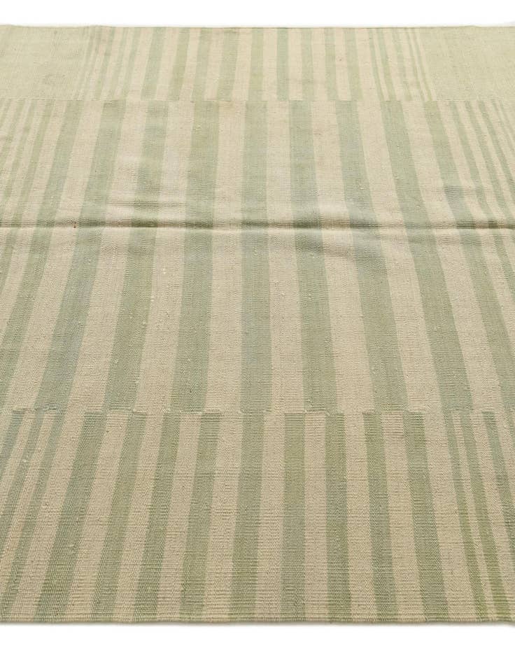 Detail image of  5' 9 x 7' 6  Hand Woven Kilim Modern Wool Rug