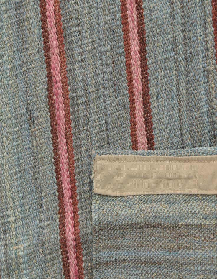 Detail image of  4' 2 x 6'  Hand Woven Kilim Modern Wool Rug