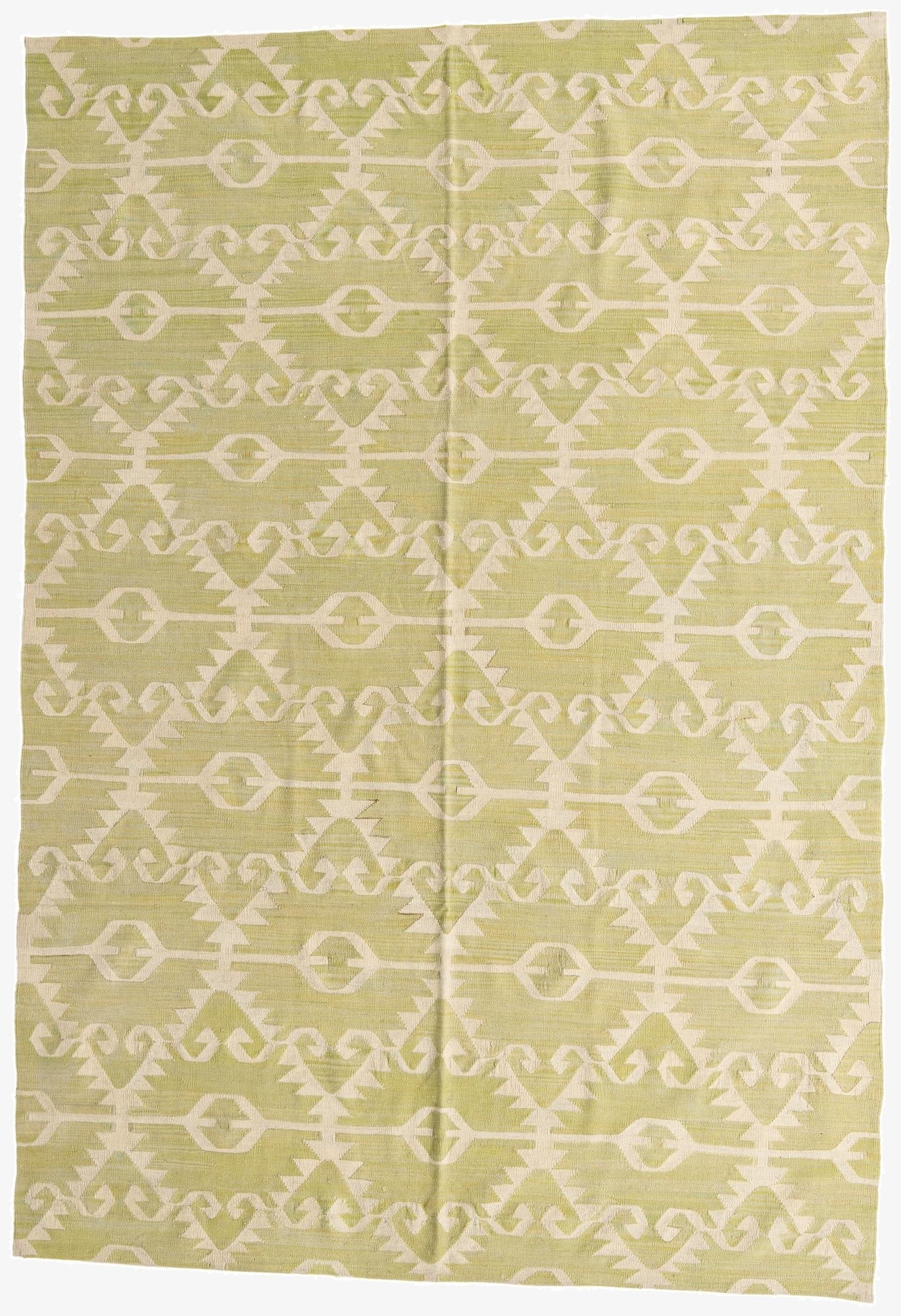  6' 10 x 10'  Hand Woven Kilim Modern Wool Rug