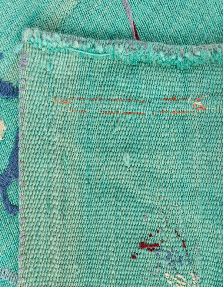 Detail image of  5' x 6' 5  Hand Woven Kilim Suzani Wool Rug