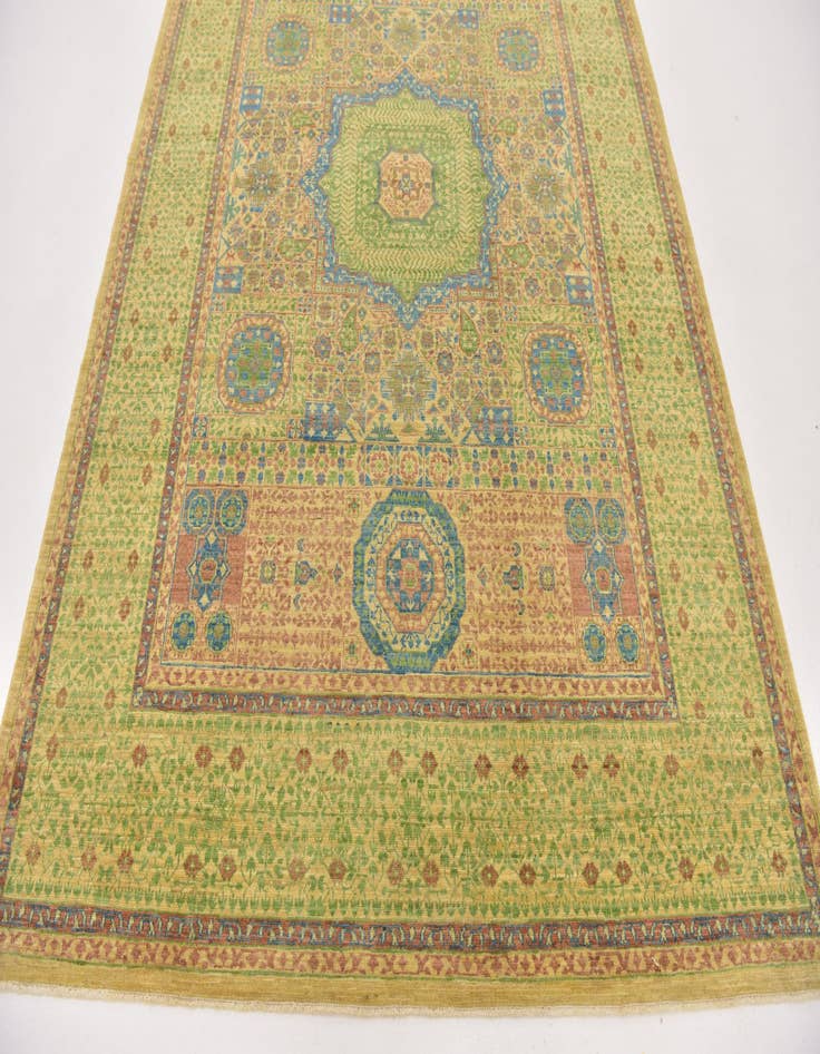 Detail image of  5' 10 x 8' 2  Hand Knotted Mamluk Ziegler Oriental Rug