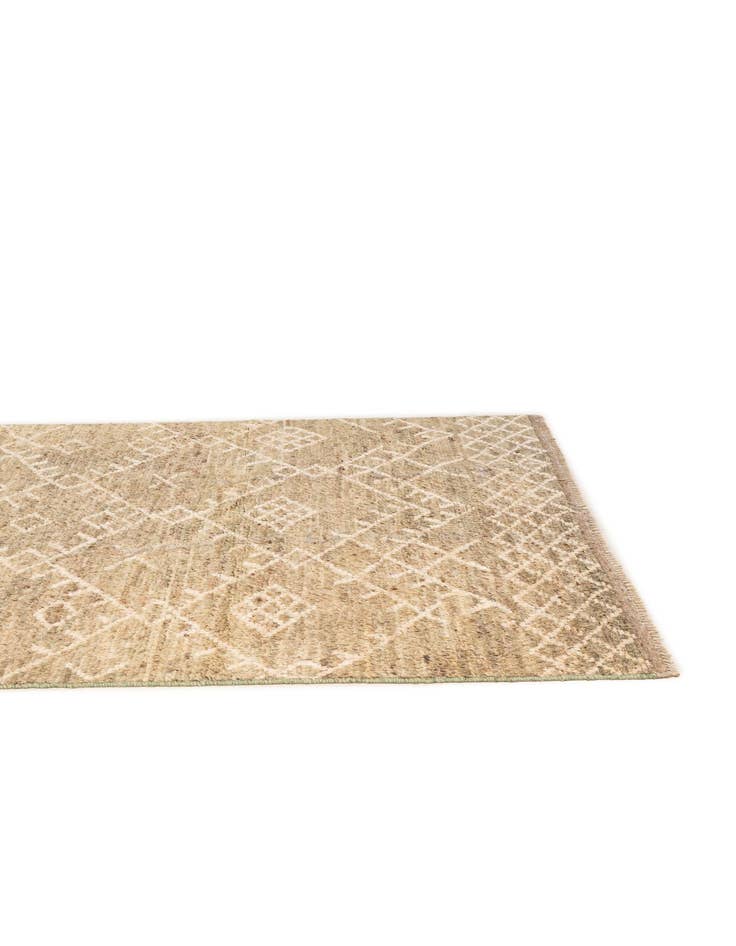 Detail image of  5' 1 x 6' 6  Hand Knotted Moroccan Wool Rug