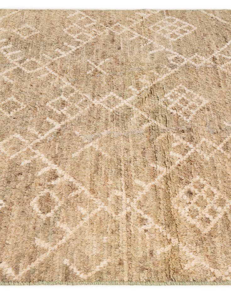 Detail image of  5' 1 x 6' 6  Hand Knotted Moroccan Wool Rug
