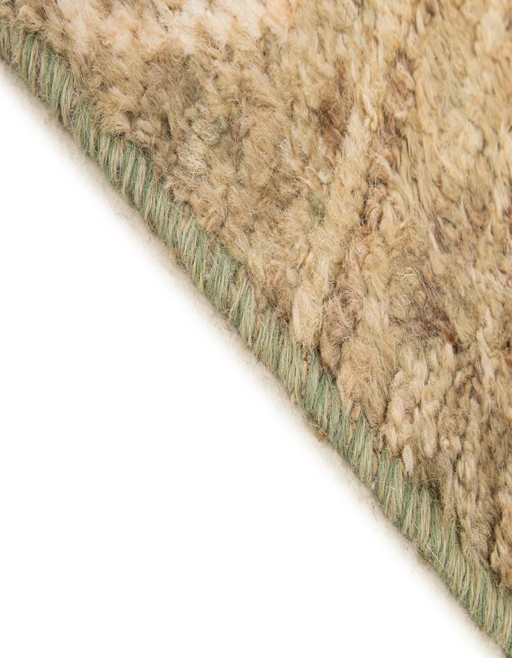 Detail image of  5' 1 x 6' 6  Hand Knotted Moroccan Wool Rug