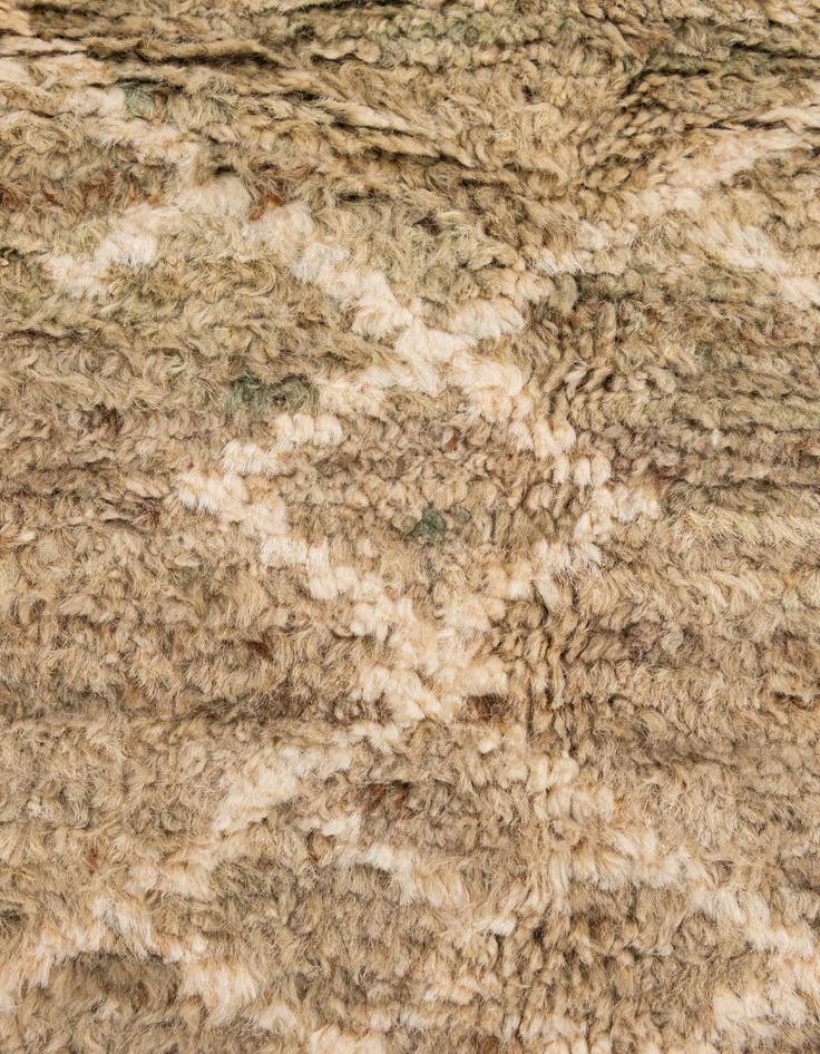 Detail image of  5' 1 x 6' 6  Hand Knotted Moroccan Wool Rug