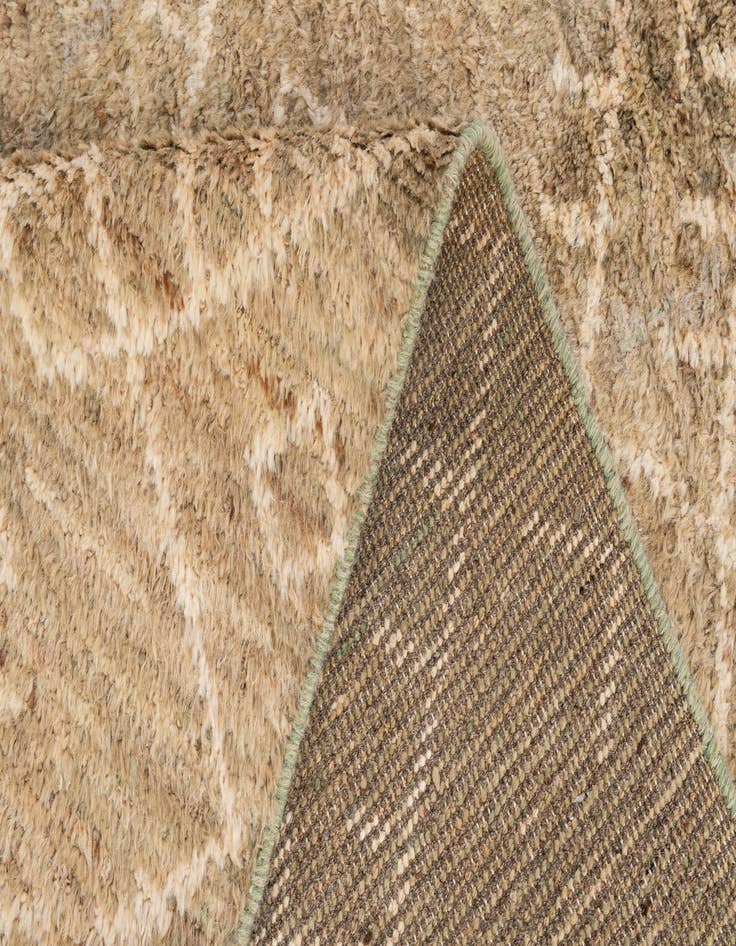 Detail image of  5' 1 x 6' 6  Hand Knotted Moroccan Wool Rug