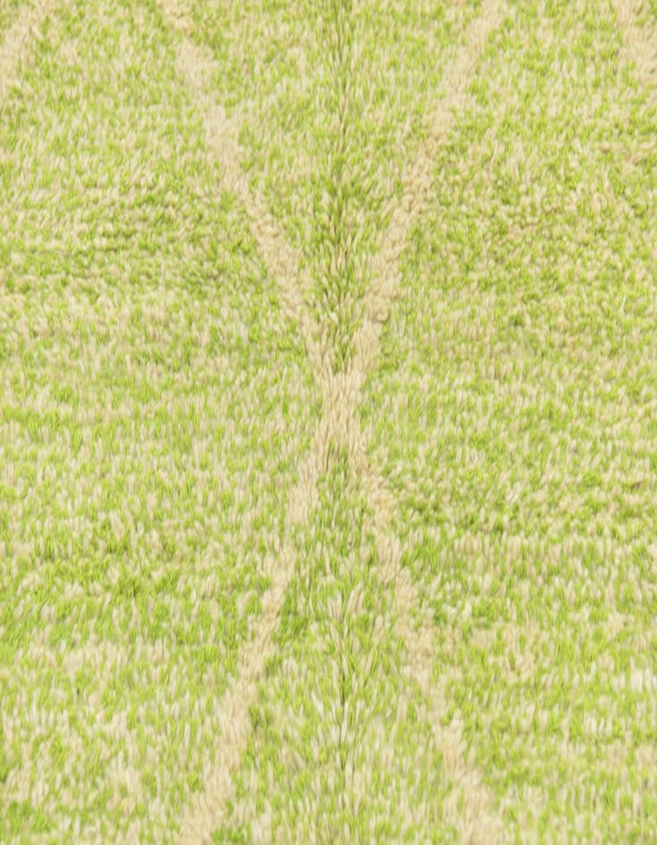 Detail image of  4' 8 x 8' 3  Hand Knotted Moroccan Wool Rug