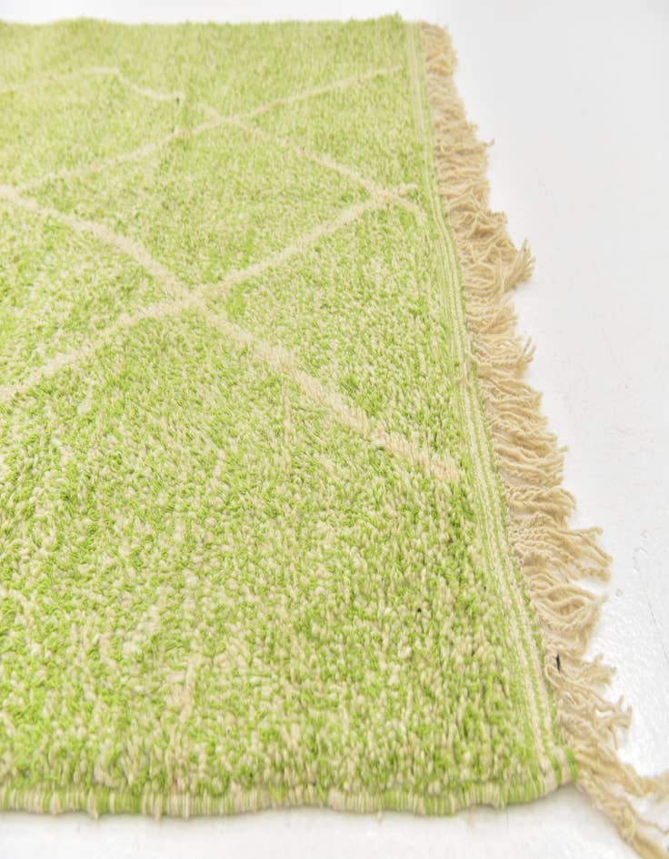 Detail image of  4' 8 x 8' 3  Hand Knotted Moroccan Wool Rug