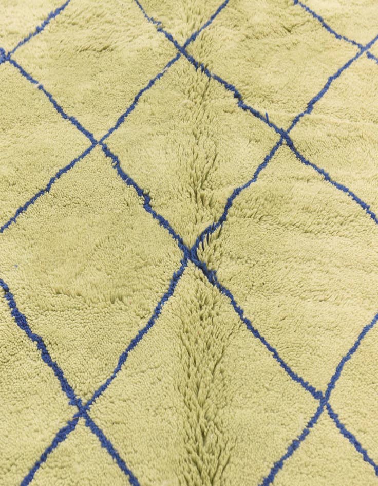 Detail image of  6' 2 x 10' 8  Hand Knotted Moroccan Wool Rug