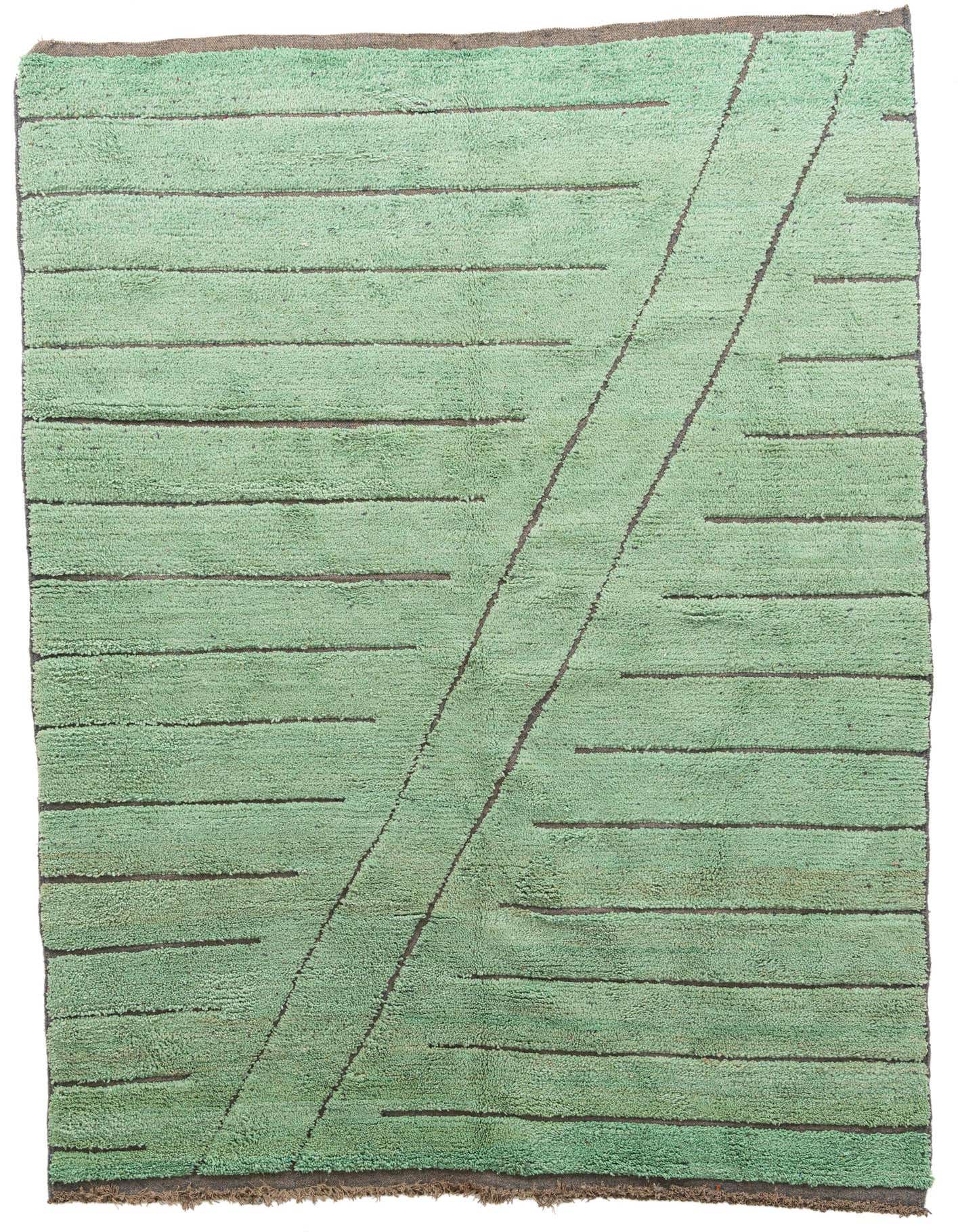 Primary image  6' 10 x 10'  Hand Knotted Moroccan Wool Rug