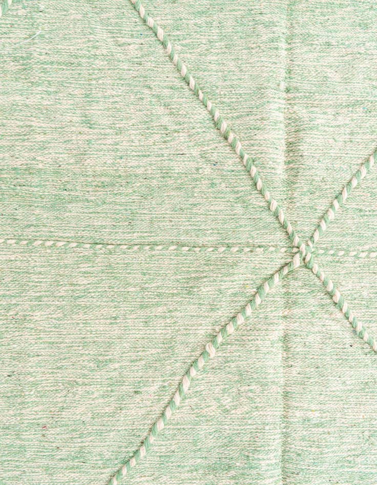 Detail image of  6' 6 x 10'  Hand Knotted Moroccan Wool Rug