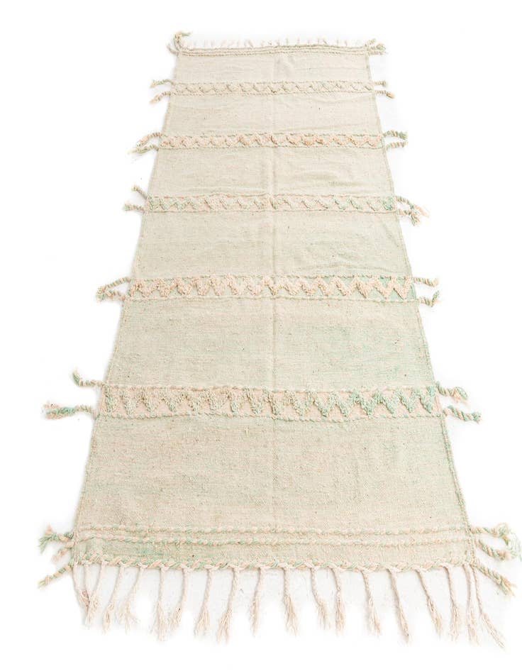 Detail image of  5' x 8' 4  Hand Knotted Moroccan Wool Rug