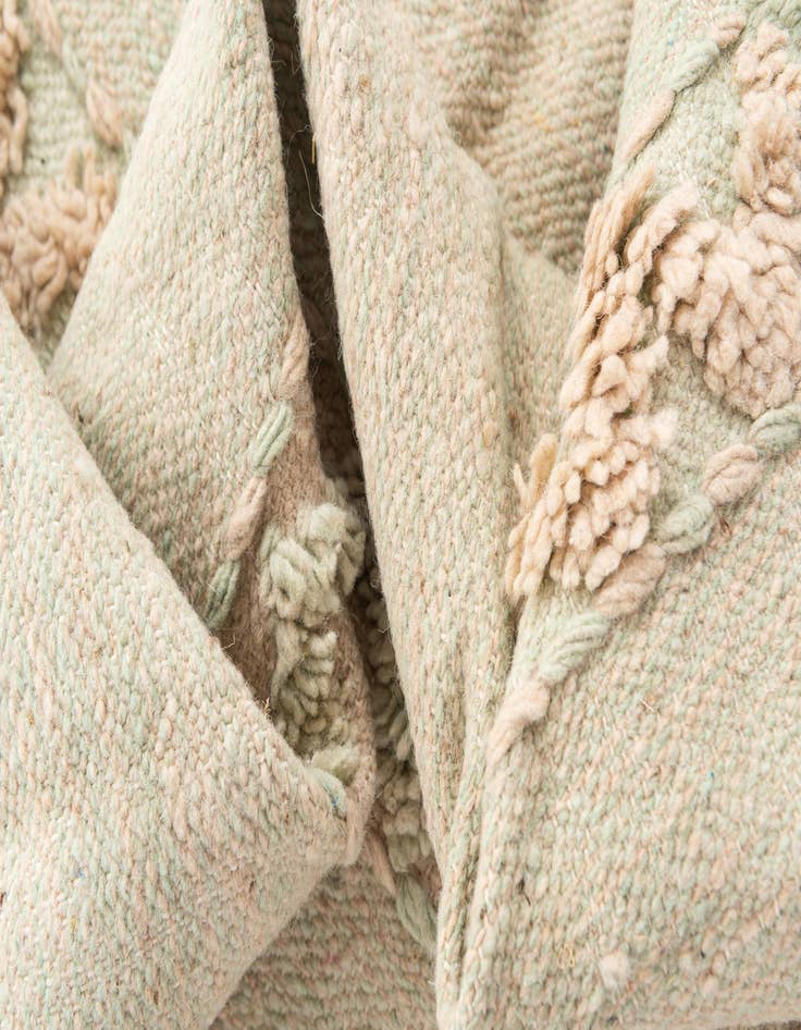 Detail image of  5' x 8' 4  Hand Knotted Moroccan Wool Rug