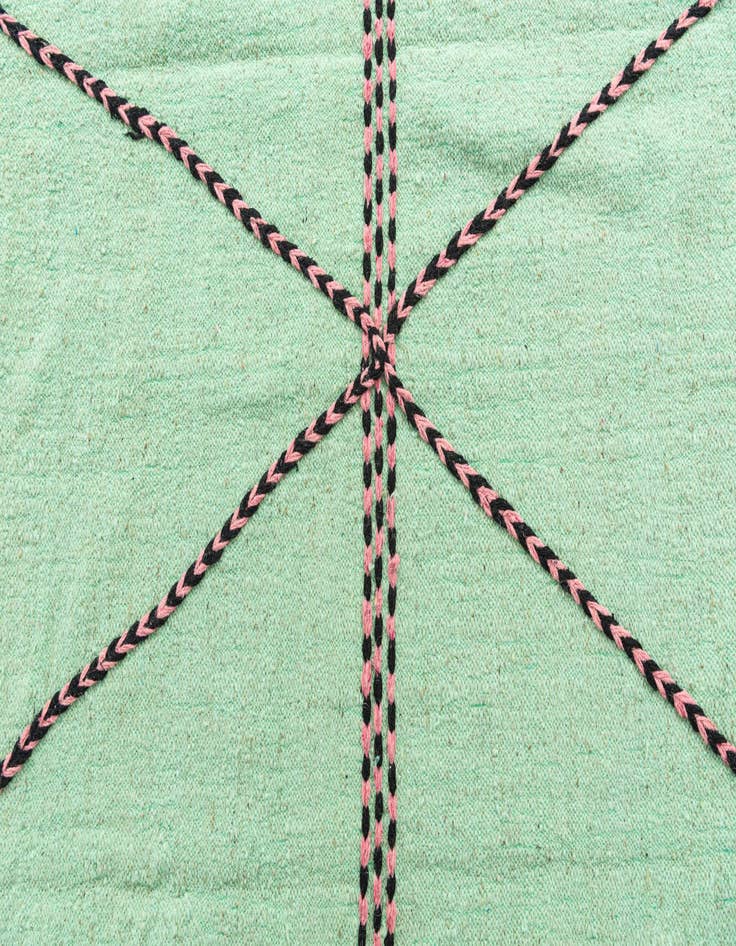 Detail image of  7' 5 x 12' 9  Hand Knotted Moroccan Wool Rug