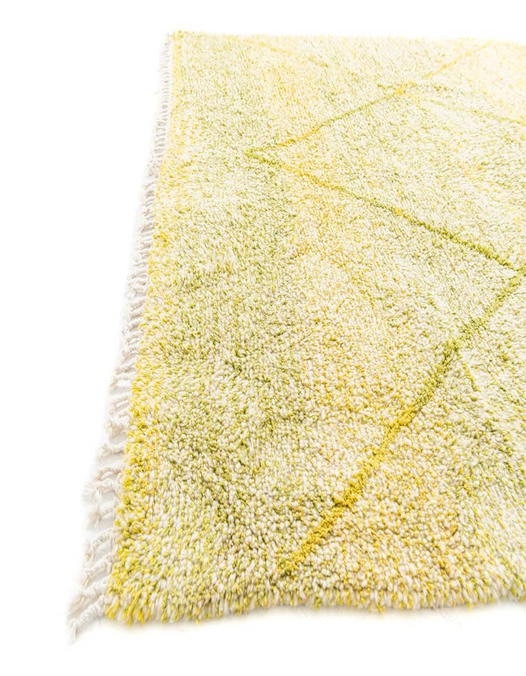 Detail image of  6' 2 x 9' 8  Hand Knotted Moroccan Wool Rug