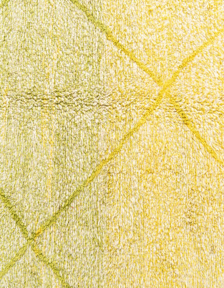 Detail image of  6' 2 x 9' 8  Hand Knotted Moroccan Wool Rug