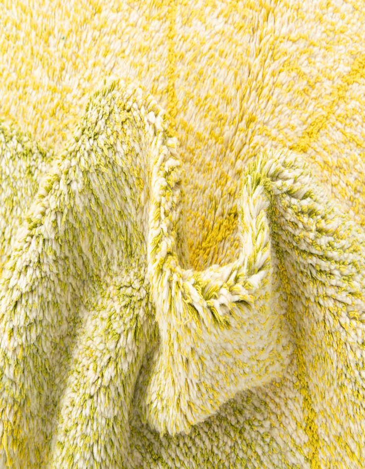 Detail image of  6' 2 x 9' 8  Hand Knotted Moroccan Wool Rug