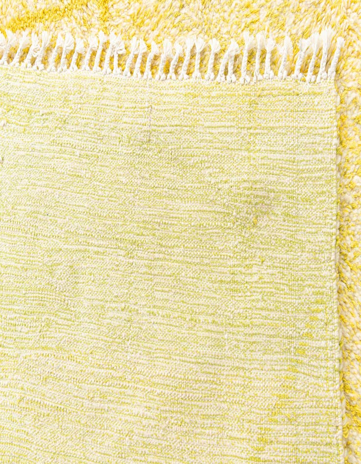 Detail image of  6' 2 x 9' 8  Hand Knotted Moroccan Wool Rug