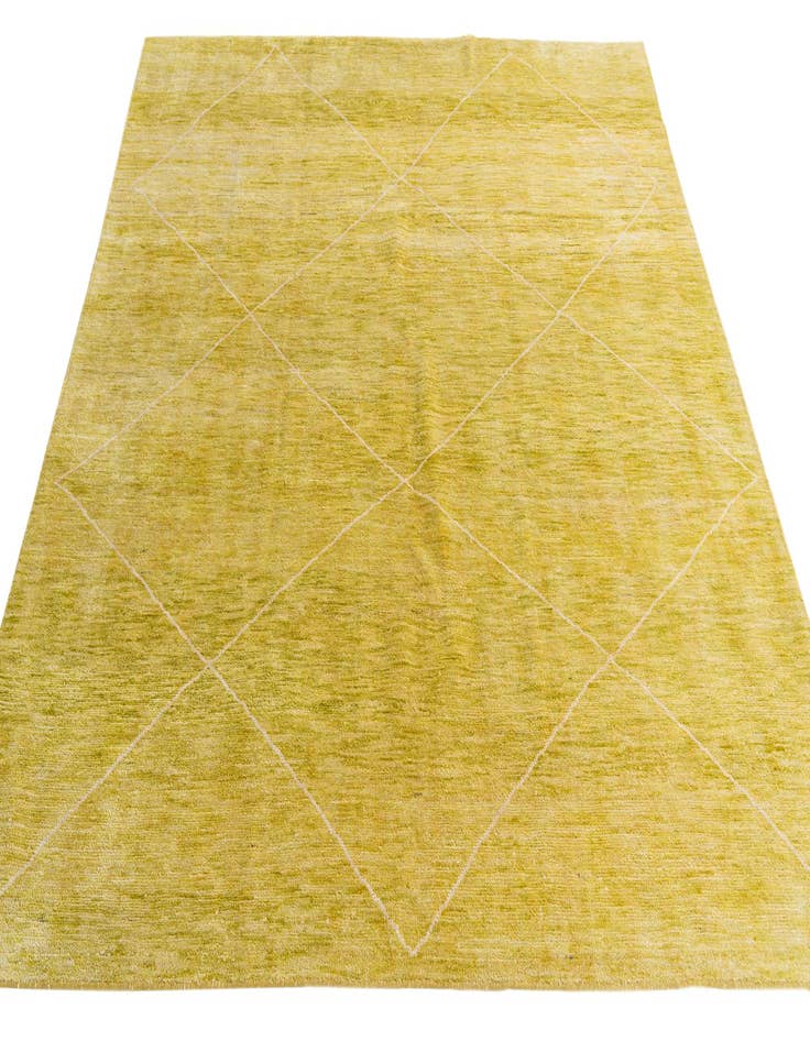 Detail image of  8' 4 x 9' 9  Hand Knotted Moroccan Wool Rug