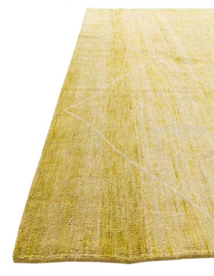 Detail image of  8' 4 x 9' 9  Hand Knotted Moroccan Wool Rug