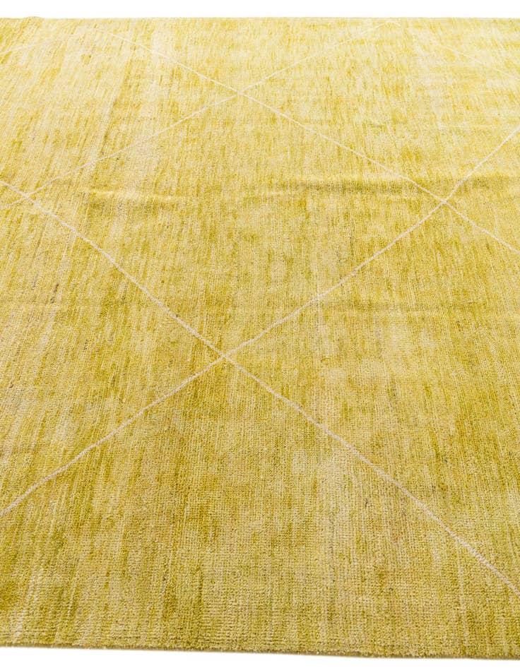 Detail image of  8' 4 x 9' 9  Hand Knotted Moroccan Wool Rug