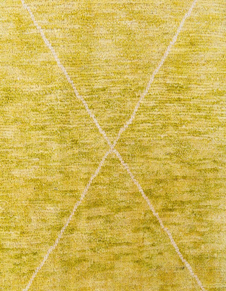 Detail image of  8' 4 x 9' 9  Hand Knotted Moroccan Wool Rug