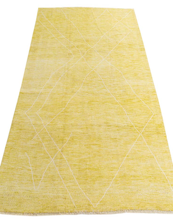 Detail image of  8' x 10' 2  Hand Knotted Moroccan Wool Rug