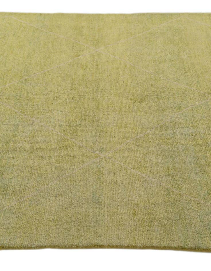 Detail image of  5' 6 x 8' 1  Hand Knotted Moroccan Wool Rug