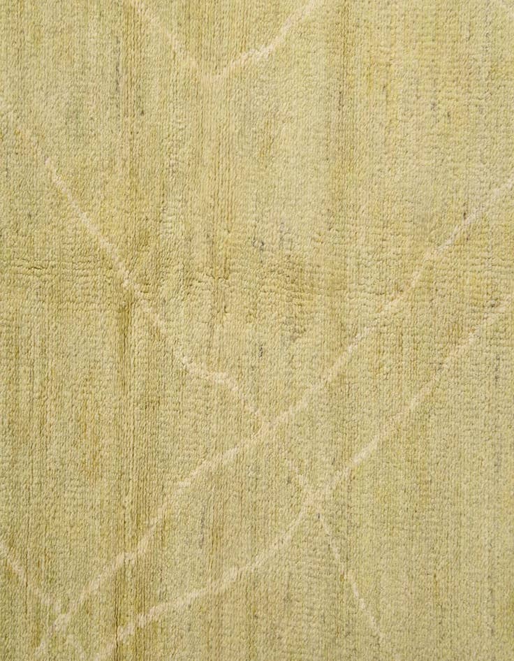 Detail image of  5' 8 x 7' 10  Hand Knotted Moroccan Wool Rug