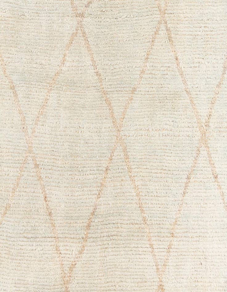Detail image of  6' 5 x 8' 7  Hand Knotted Moroccan Wool Rug
