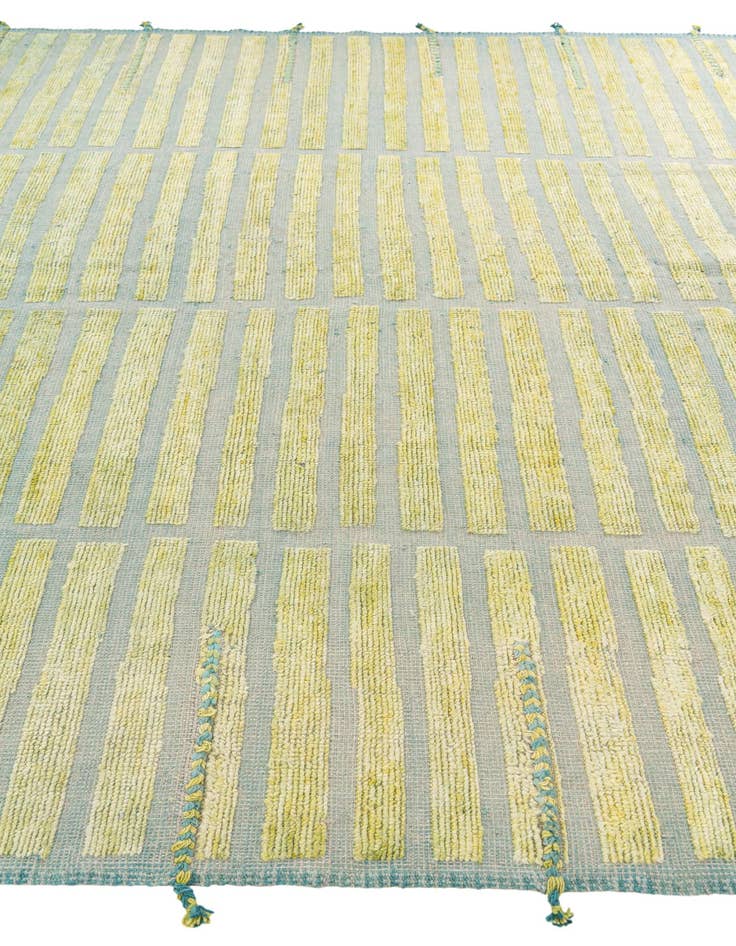 Detail image of  10' x 14' 2  Hand Knotted Moroccan Wool Rug