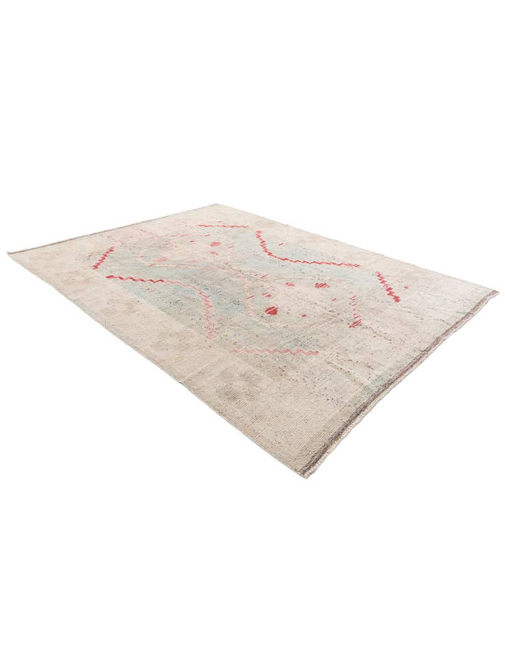 Detail image of  7' 9 x 10' 5  Hand Knotted Moroccan Wool Rug