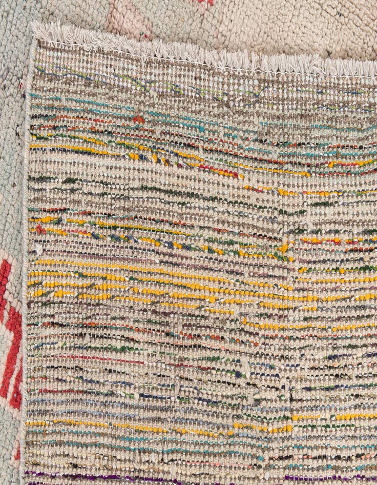 Detail image of  7' 9 x 10' 5  Hand Knotted Moroccan Wool Rug