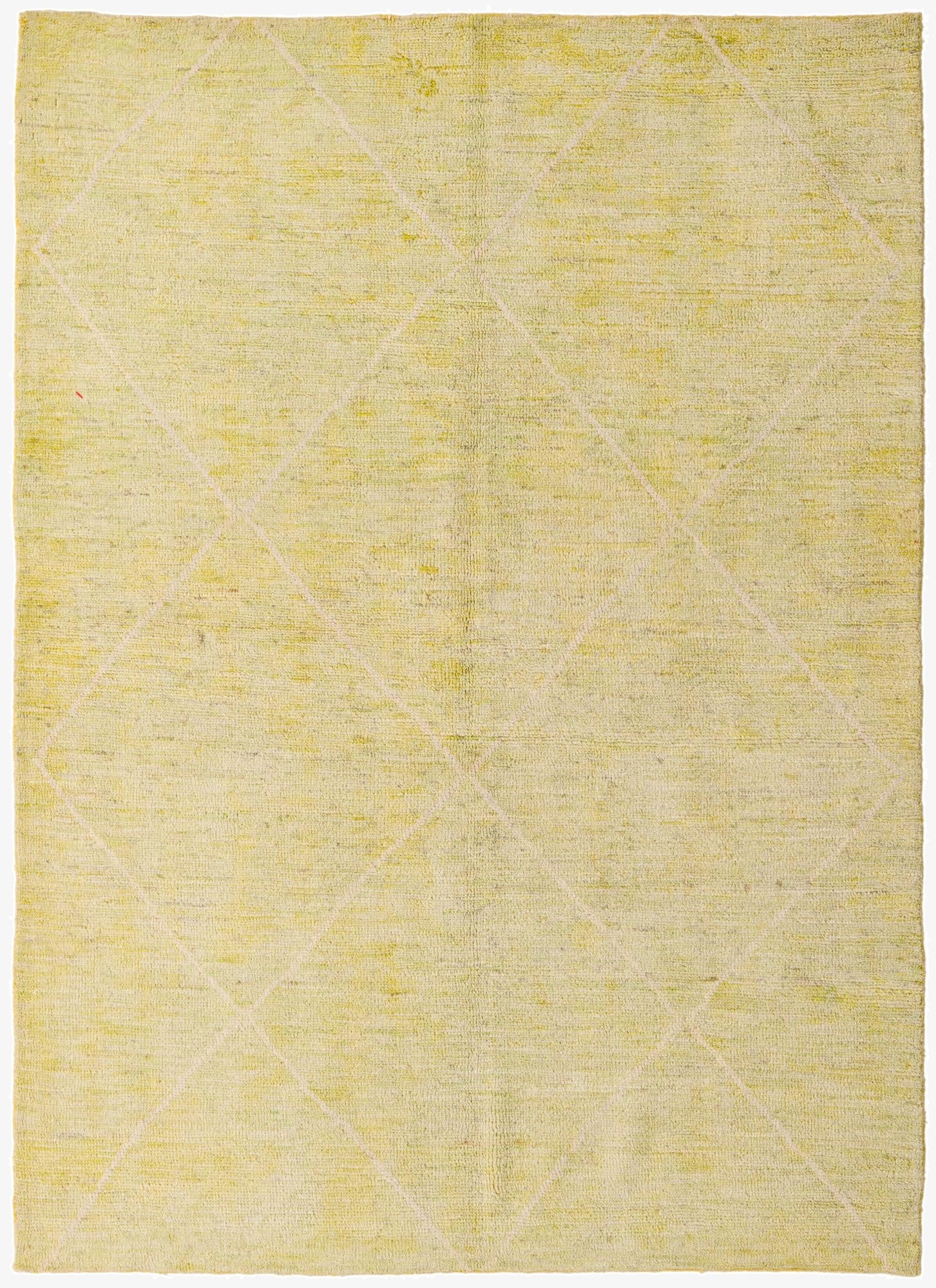  5' 8 x 7' 8  Hand Knotted Moroccan Wool Rug