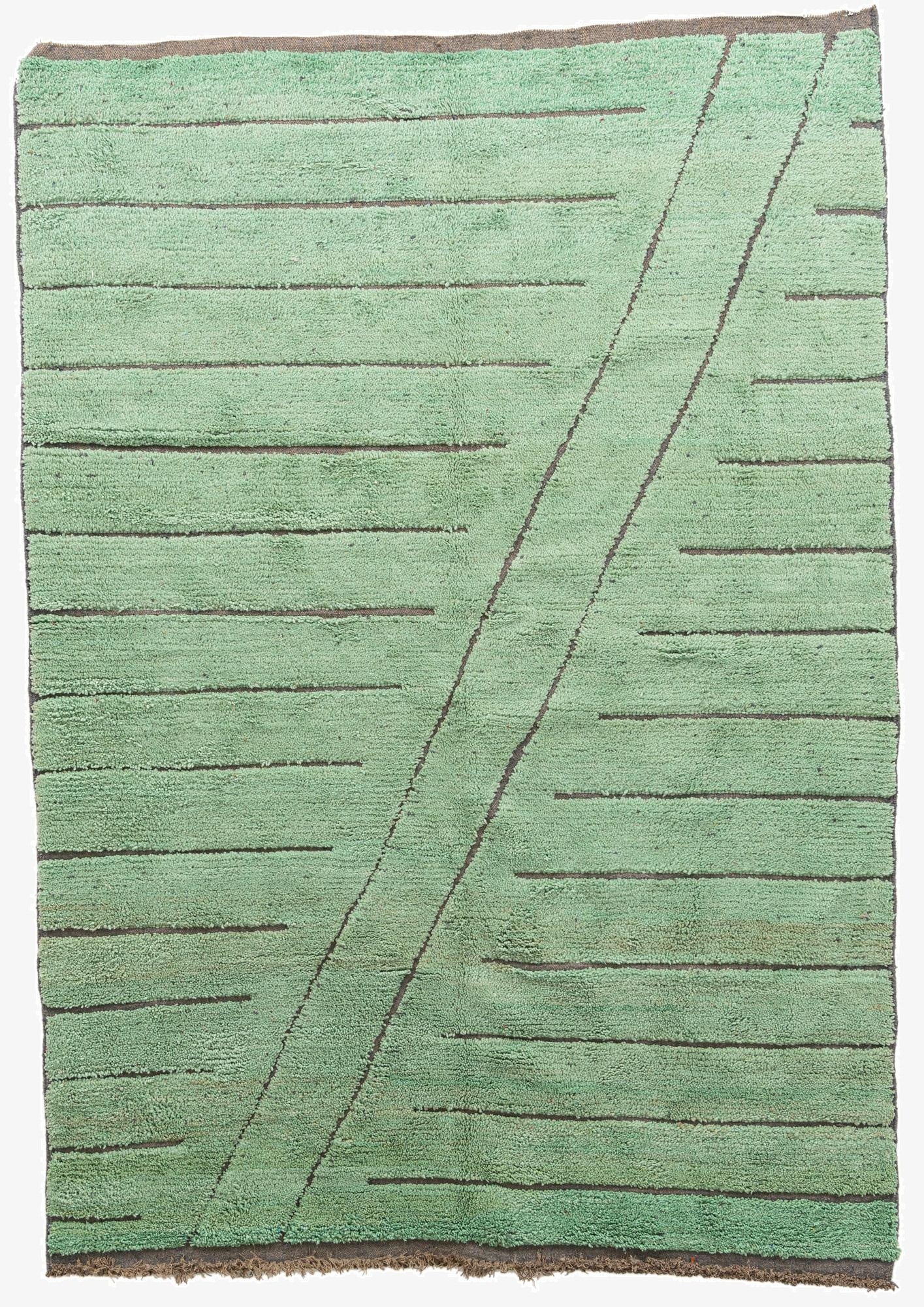  6' 10 x 10'  Hand Knotted Moroccan Wool Rug