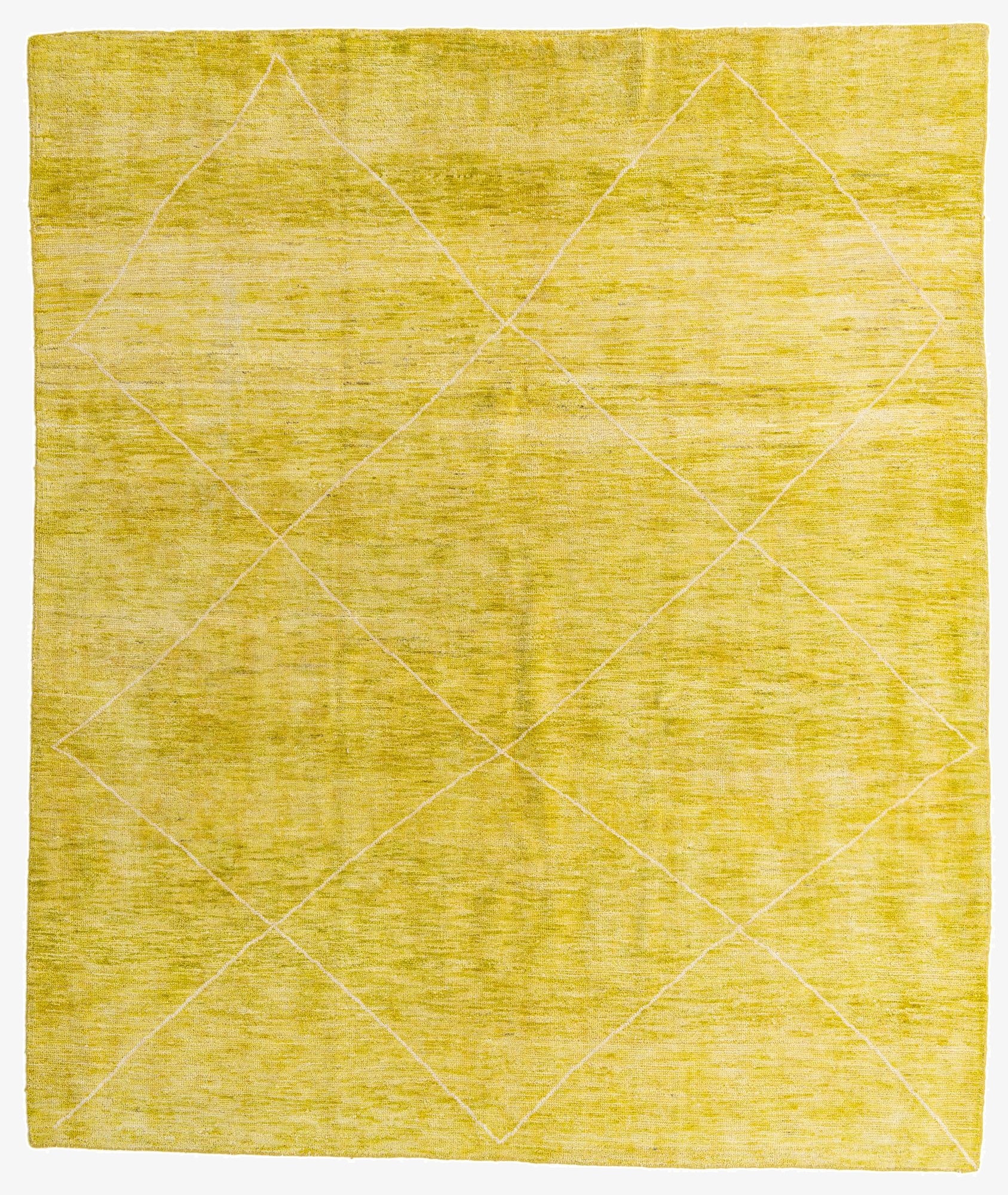  8' 4 x 9' 9  Hand Knotted Moroccan Wool Rug