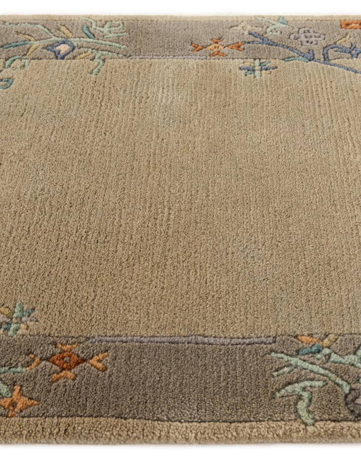Detail image of  2' 1 x 3' 1  Hand Knotted Nepal Wool Rug
