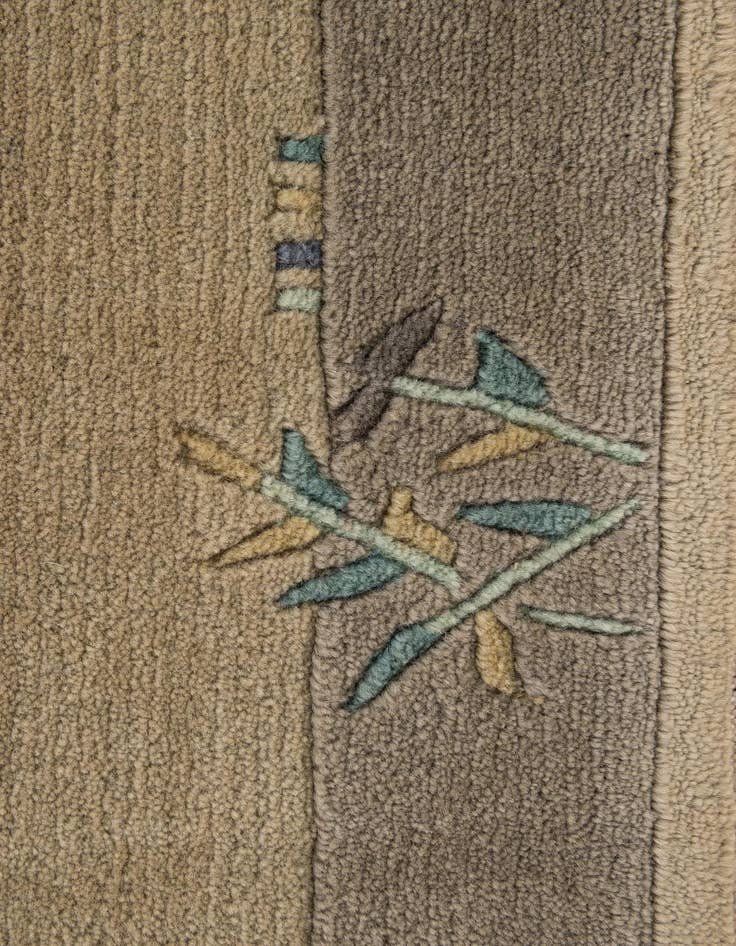Detail image of  2' 1 x 3' 1  Hand Knotted Nepal Wool Rug