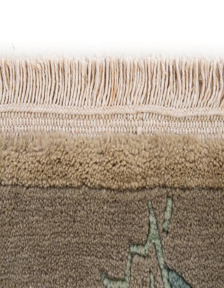 Detail image of  2' 1 x 3' 1  Hand Knotted Nepal Wool Rug